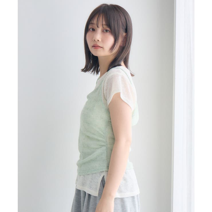 【セットアイテム】肩リボンキャミ×カットセット | RETRO GIRL | 詳細画像18 
