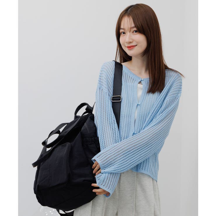 メッシュニットカーディガン | RETRO GIRL | 詳細画像16 