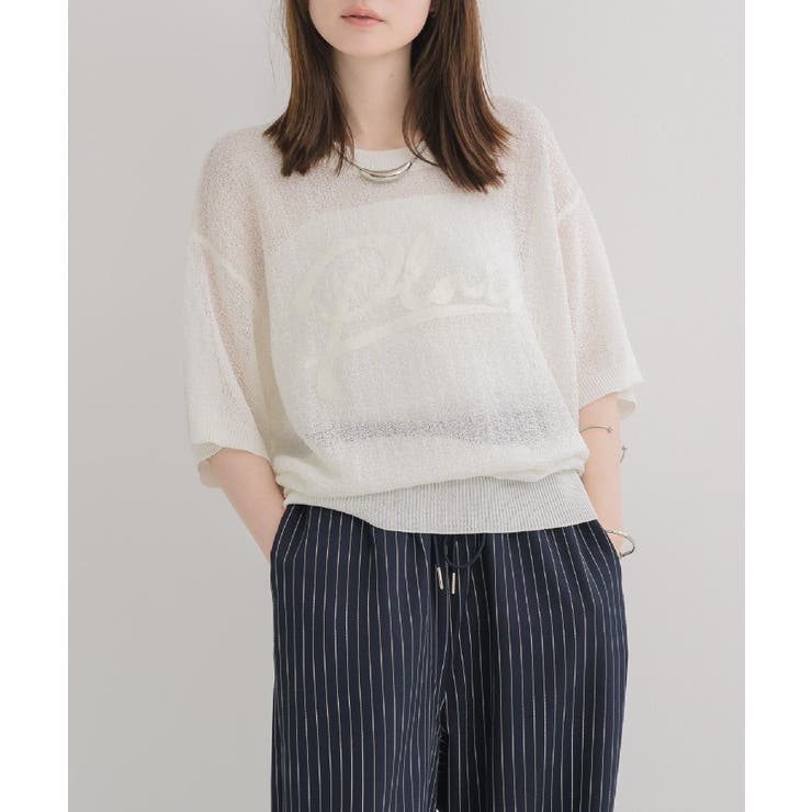 WHT4 | ニットTシャツ | RETRO GIRL
