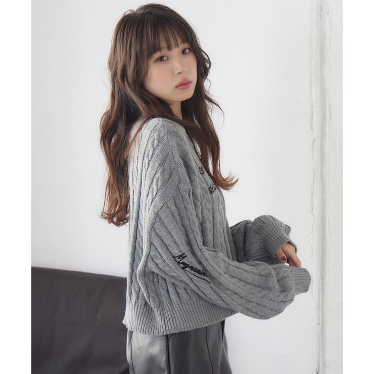 ロゴ刺繍ケーブルNT[品番：RTGW0008575]｜RETRO GIRL（レトロ