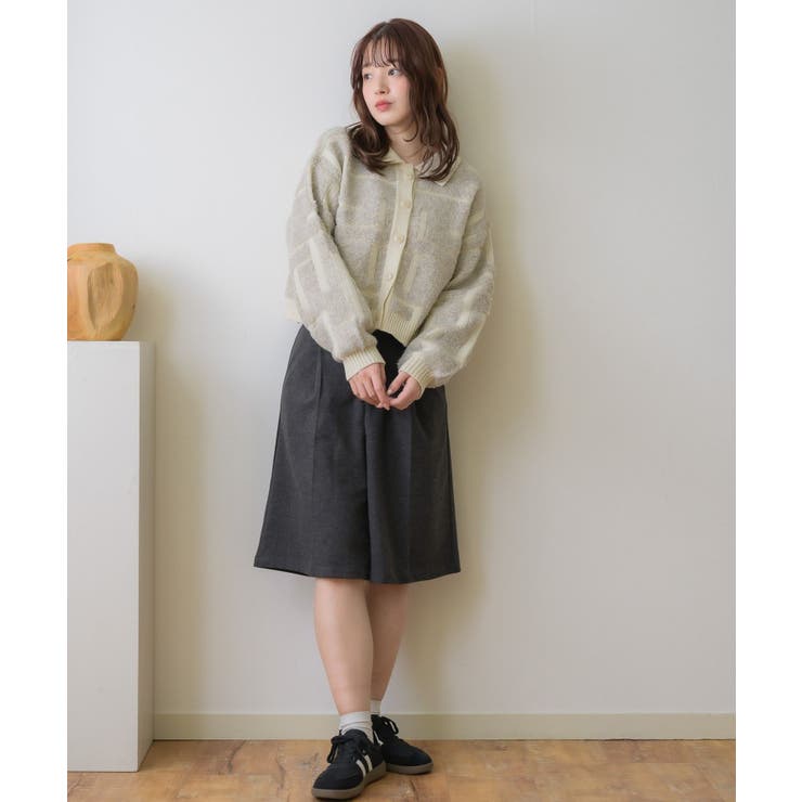 ツイード風襟付きカーデ | RETRO GIRL | 詳細画像14 
