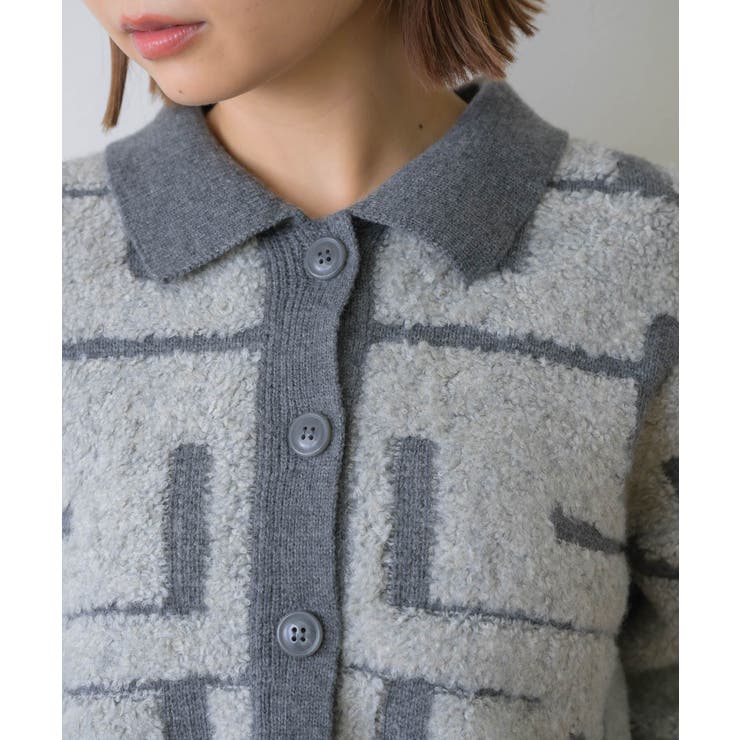 ツイード風襟付きカーデ | RETRO GIRL | 詳細画像25 