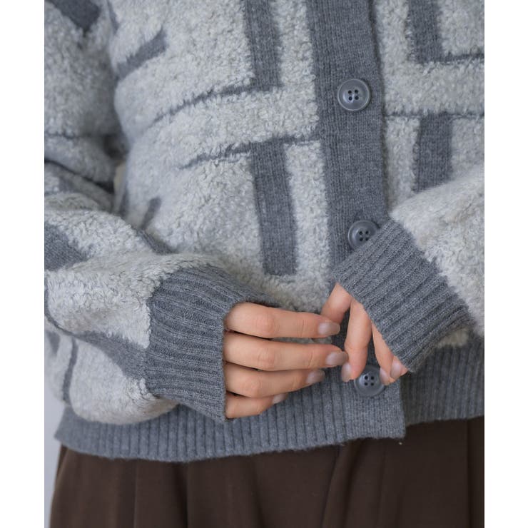 ツイード風襟付きカーデ | RETRO GIRL | 詳細画像28 
