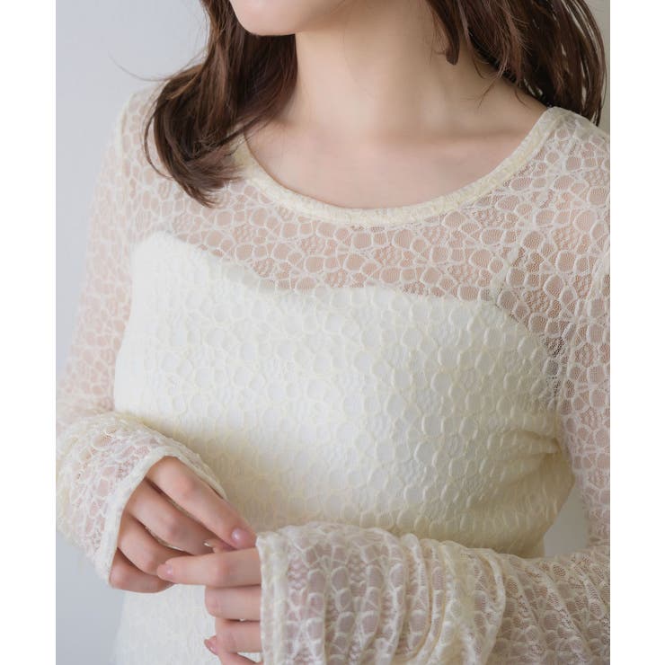 レースレイヤードロングOP | RETRO GIRL | 詳細画像25 