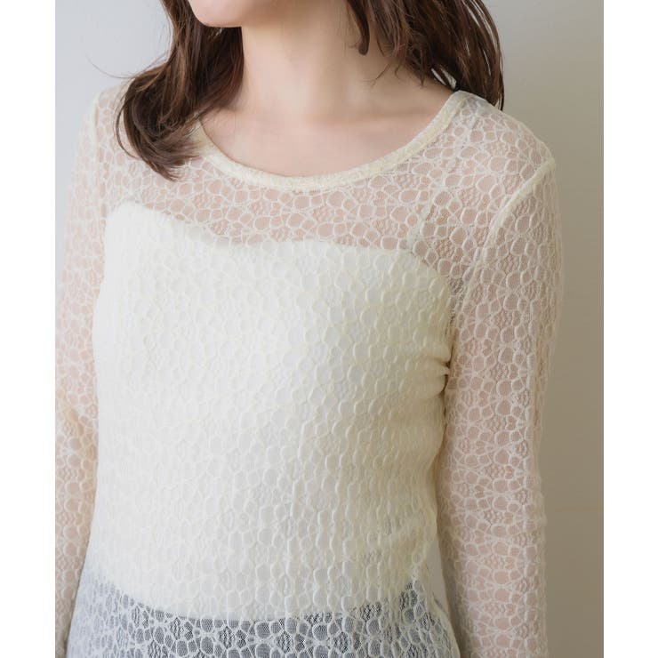 レースレイヤードロングOP | RETRO GIRL | 詳細画像26 