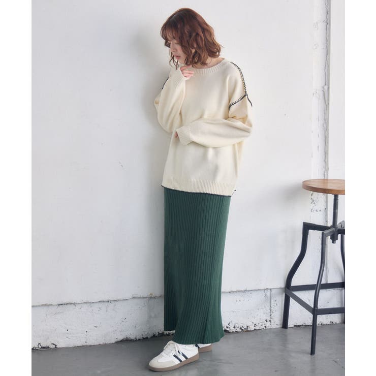 リブニットナローSK | RETRO GIRL | 詳細画像25 