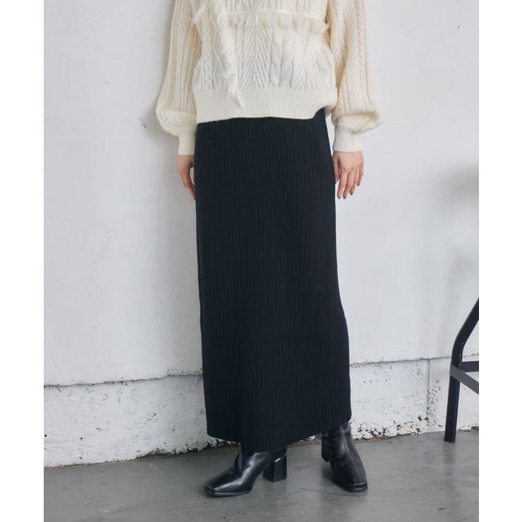 リブニットナローSK | RETRO GIRL | 詳細画像7 