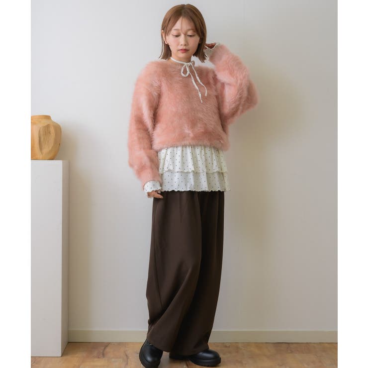 裾フリルカットソー | RETRO GIRL | 詳細画像12 