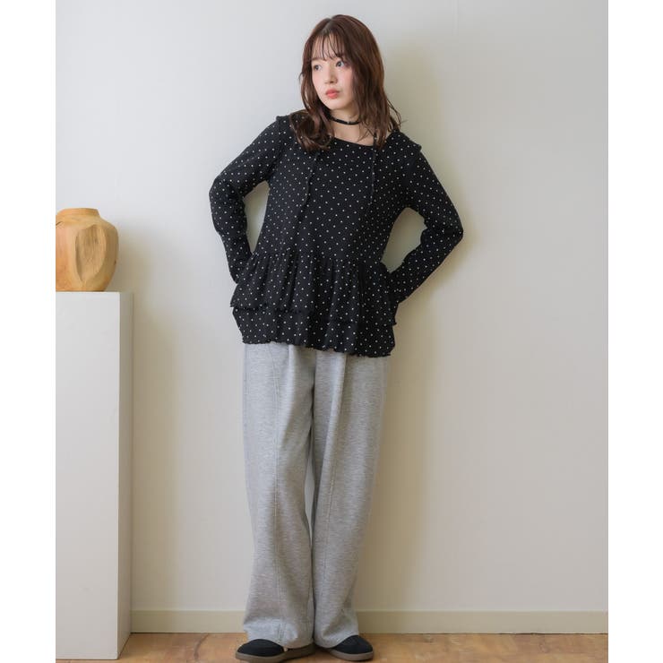 裾フリルカットソー | RETRO GIRL | 詳細画像16 