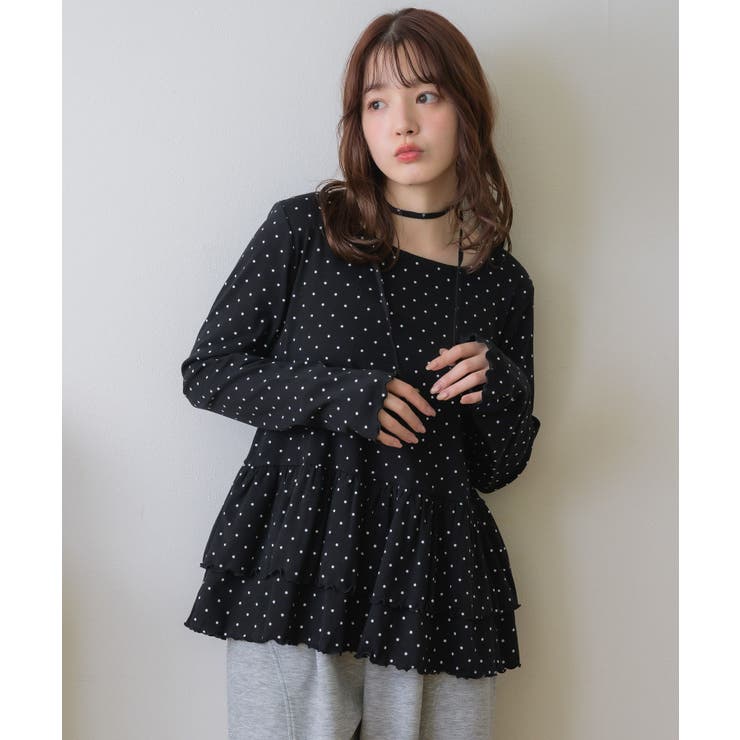 裾フリルカットソー | RETRO GIRL | 詳細画像20 