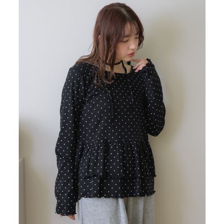 裾フリルカットソー | RETRO GIRL | 詳細画像22 