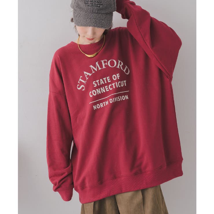 フロッキープリントトレーナー | RETRO GIRL | 詳細画像1 