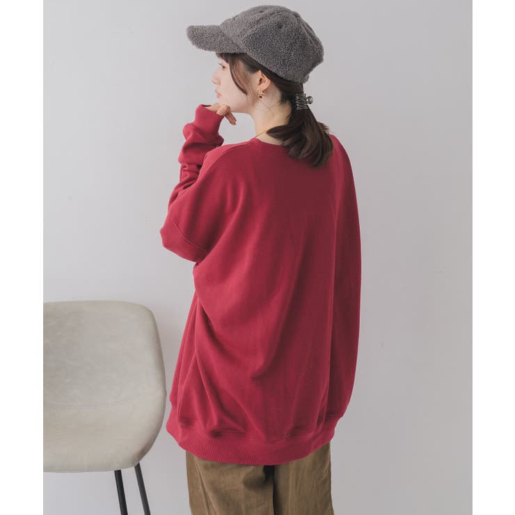 フロッキープリントトレーナー | RETRO GIRL | 詳細画像10 