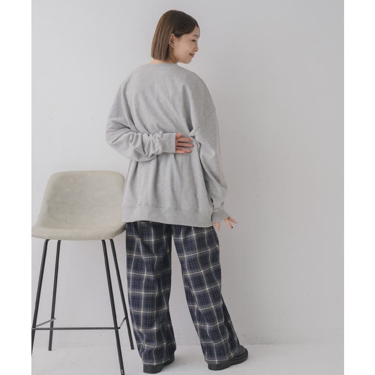 フロッキープリントトレーナー | RETRO GIRL | 詳細画像14 