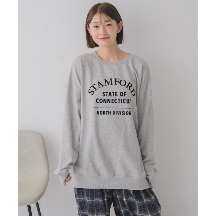 フロッキープリントトレーナー | RETRO GIRL | 詳細画像16 