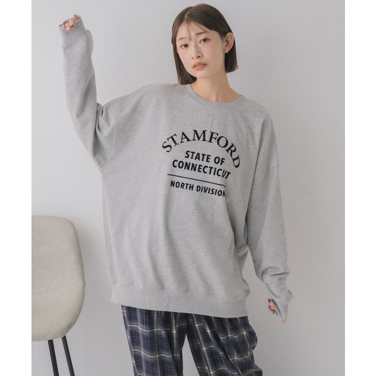 フロッキープリントトレーナー | RETRO GIRL | 詳細画像17 