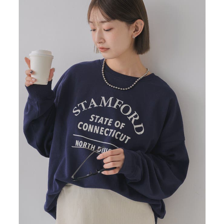 フロッキープリントトレーナー | RETRO GIRL | 詳細画像21 