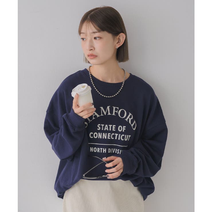 フロッキープリントトレーナー | RETRO GIRL | 詳細画像23 