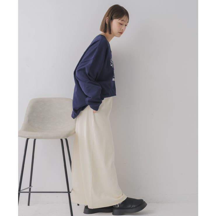 フロッキープリントトレーナー | RETRO GIRL | 詳細画像24 