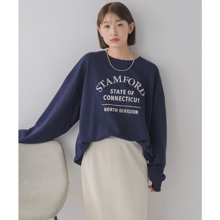 フロッキープリントトレーナー | RETRO GIRL | 詳細画像28 