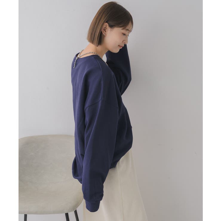 フロッキープリントトレーナー | RETRO GIRL | 詳細画像29 