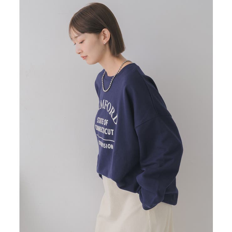 フロッキープリントトレーナー | RETRO GIRL | 詳細画像31 