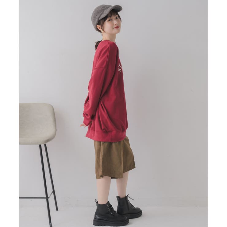 フロッキープリントトレーナー | RETRO GIRL | 詳細画像5 