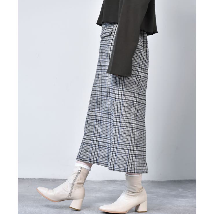 Retro Girl チェック柄タイトスカート 品番 Rtgw Retro Girl レトロガール のレディースファッション通販 Shoplist ショップリスト