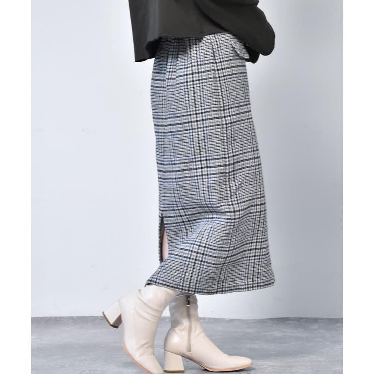 Retro Girl チェック柄タイトスカート 品番 Rtgw Retro Girl レトロガール のレディースファッション通販 Shoplist ショップリスト