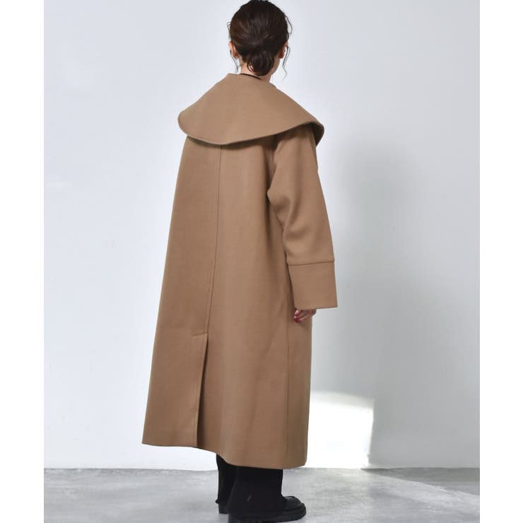 □RETRO GIRL□ BIGカラーロングコート[品番：RTGW0004955]｜RETRO