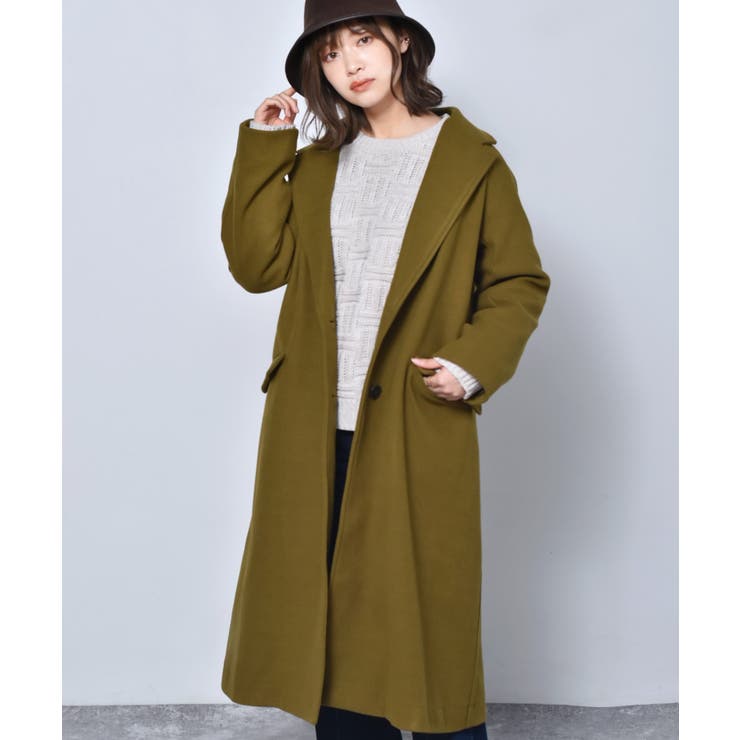 Fウールロングコート 品番 Rtgw Retro Girl レトロガール のレディースファッション通販 Shoplist ショップリスト