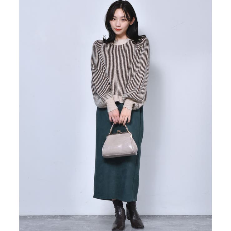 ■RETRO GIRL■ 配色リブ編みニット | RETRO GIRL | 詳細画像21 