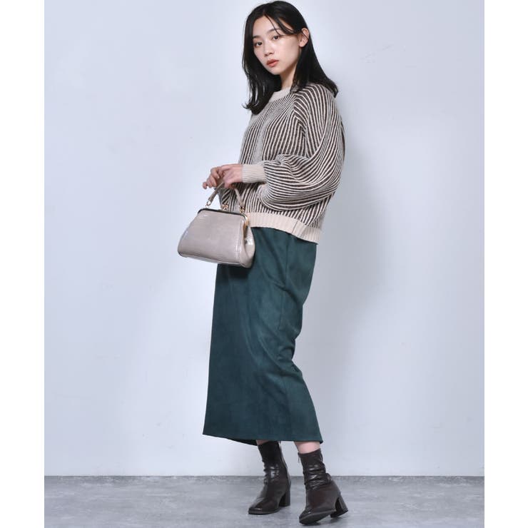 ■RETRO GIRL■ 配色リブ編みニット | RETRO GIRL | 詳細画像22 