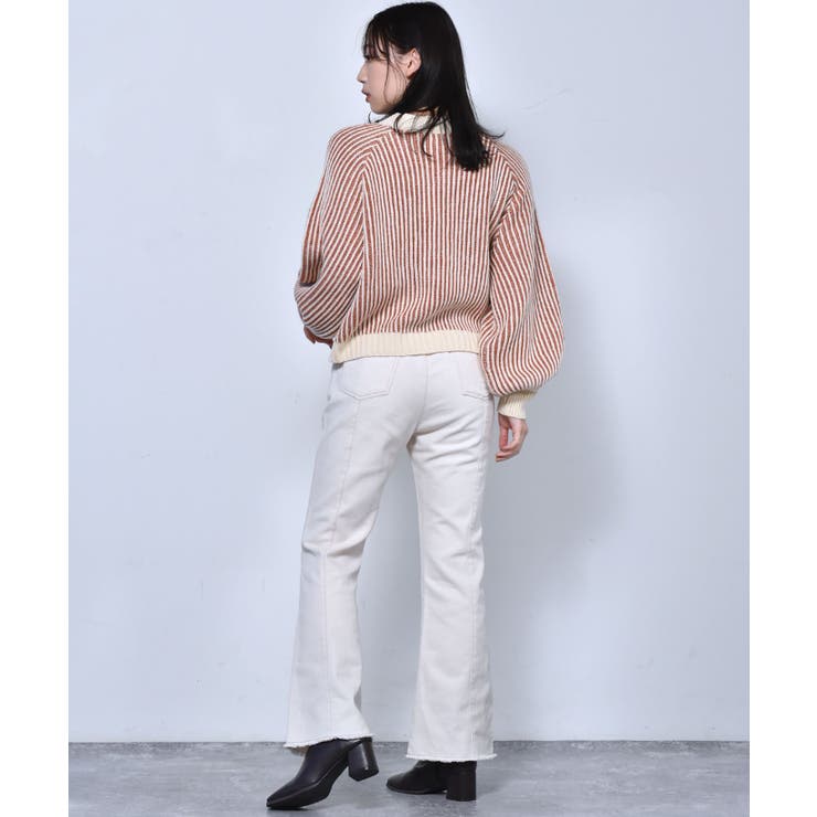 ■RETRO GIRL■ 配色リブ編みニット | RETRO GIRL | 詳細画像26 