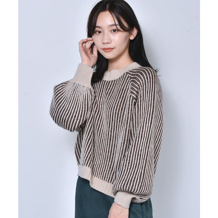 ■RETRO GIRL■ 配色リブ編みニット | RETRO GIRL | 詳細画像28 