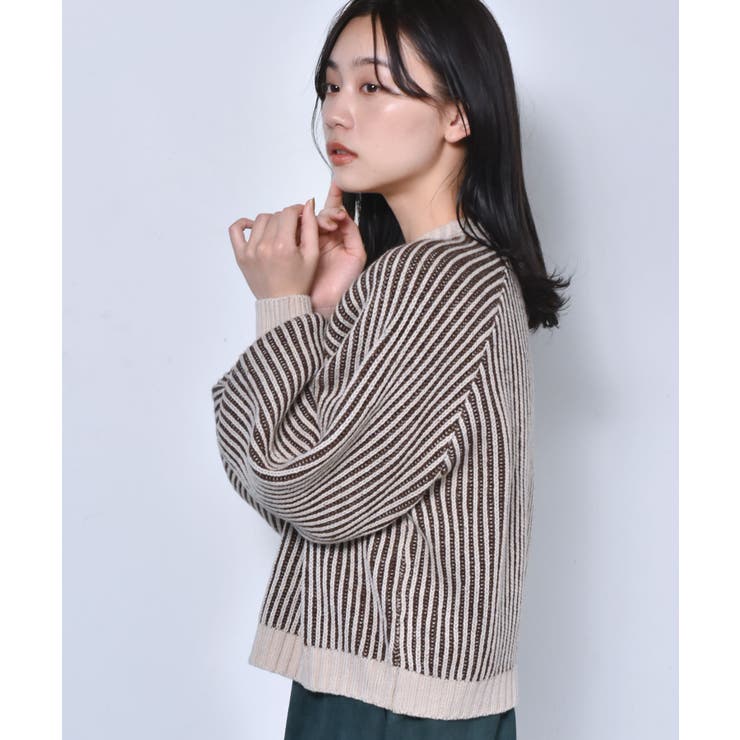 ■RETRO GIRL■ 配色リブ編みニット | RETRO GIRL | 詳細画像29 