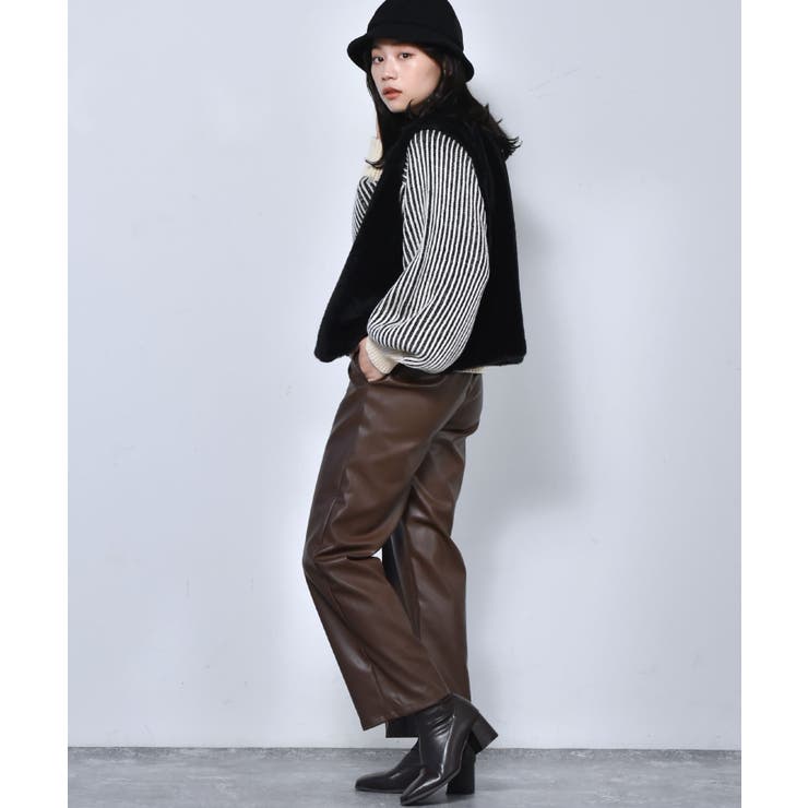 ■RETRO GIRL■ 配色リブ編みニット | RETRO GIRL | 詳細画像33 