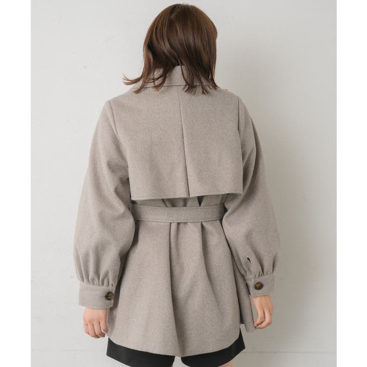 共ベルト付ケープコート | RETRO GIRL | 詳細画像27 