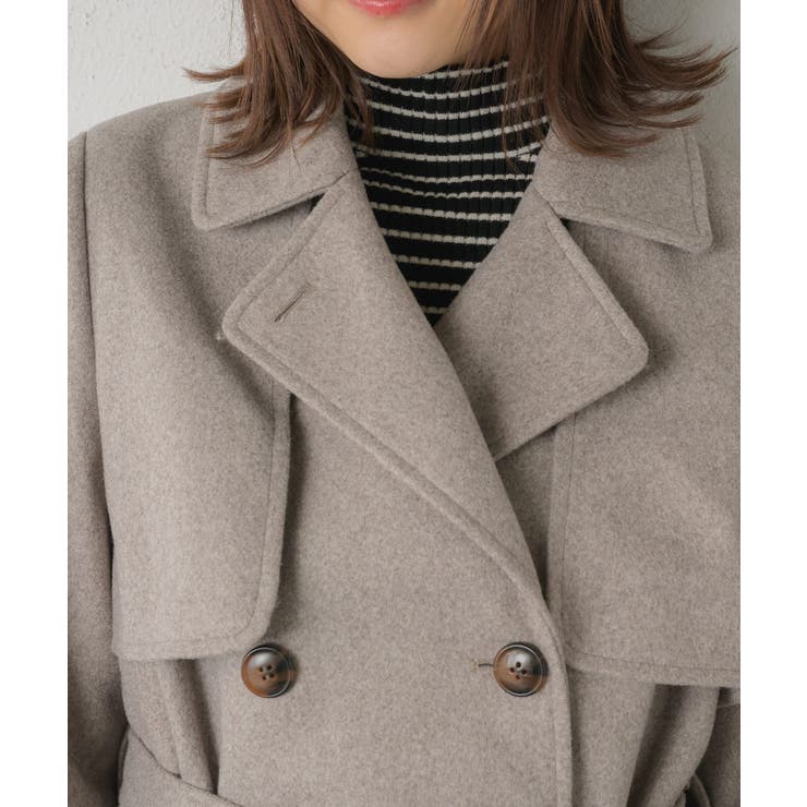 共ベルト付ケープコート | RETRO GIRL | 詳細画像28 