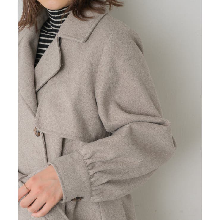 共ベルト付ケープコート | RETRO GIRL | 詳細画像29 