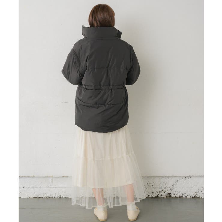 ドロスト袖2way中綿BZ レトロガール 中綿ブルゾン | RETRO GIRL | 詳細画像13 