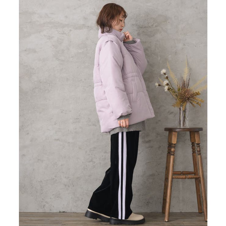 ドロスト袖2way中綿BZ レトロガール 中綿ブルゾン | RETRO GIRL | 詳細画像19 