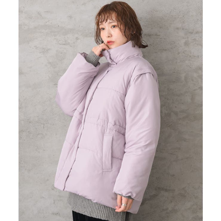 ドロスト袖2way中綿BZ レトロガール 中綿ブルゾン | RETRO GIRL | 詳細画像26 