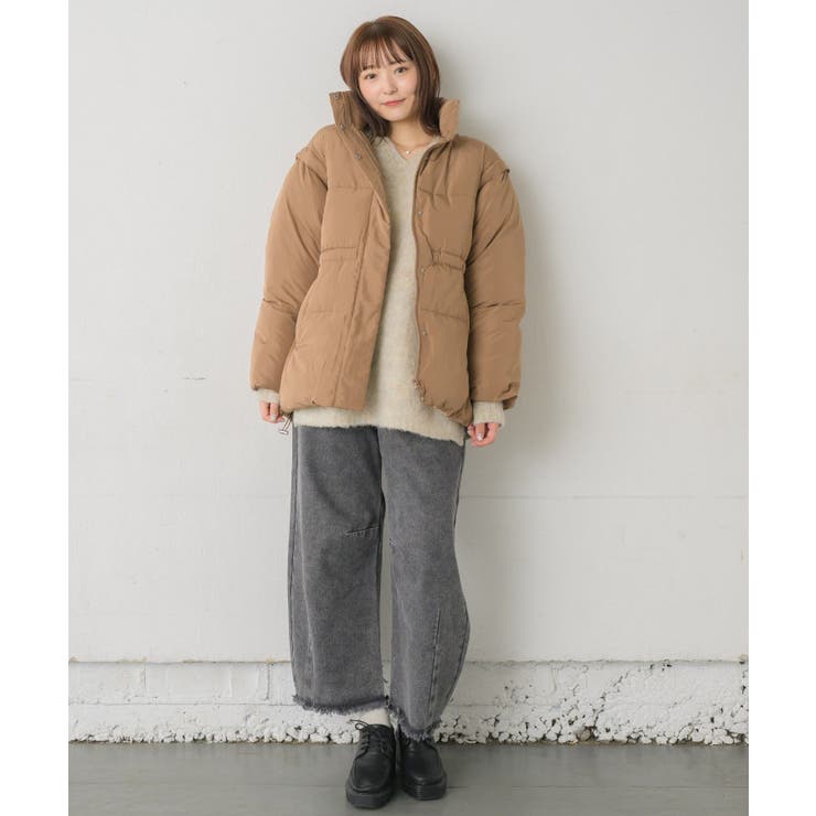 ドロスト袖2way中綿BZ レトロガール 中綿ブルゾン | RETRO GIRL | 詳細画像28 