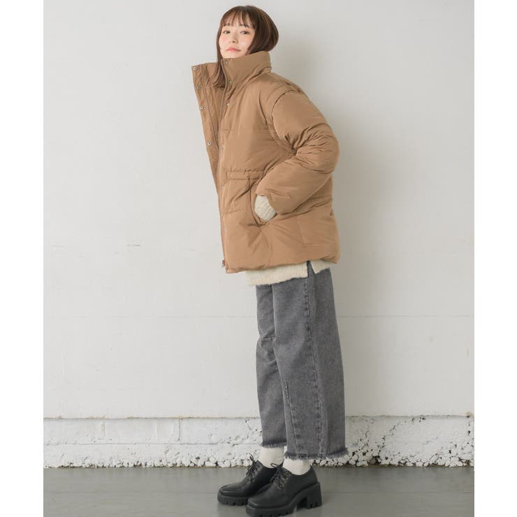 ドロスト袖2way中綿BZ レトロガール 中綿ブルゾン | RETRO GIRL | 詳細画像29 