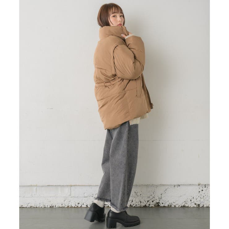 ドロスト袖2way中綿BZ レトロガール 中綿ブルゾン | RETRO GIRL | 詳細画像30 