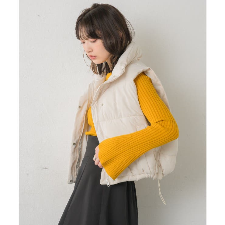 中綿ベスト ■レトロガール■ファイバーダウンベスト | RETRO GIRL | 詳細画像10 