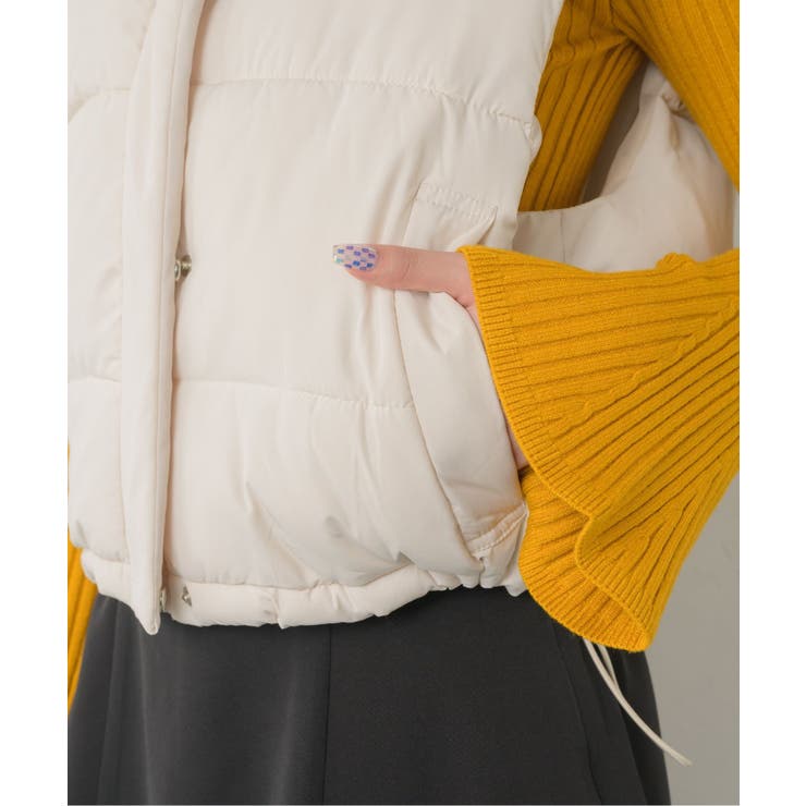 中綿ベスト ■レトロガール■ファイバーダウンベスト | RETRO GIRL | 詳細画像15 