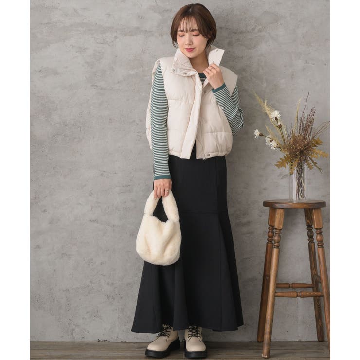 中綿ベスト ■レトロガール■ファイバーダウンベスト | RETRO GIRL | 詳細画像7 