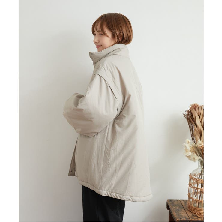 袖2wayモンスタージャケット レトロガール 中綿ブルゾン | RETRO GIRL | 詳細画像31 